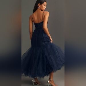 Hutch Toni Barre Tulle Navy Blue Dress Rent The Runway Size 2
